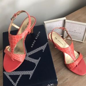 Like new + box, light pink Anne Klein sandal heels